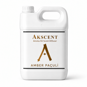 AKSCENT Amber Paçuli Koku Makinesi Koku Kartuşu Esansı 5 Litre – Ultra Ekonomik Ambalaj