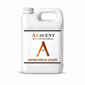 AKSCENT Japon Kiraz Çiçeği Koku Makinesi Koku Kartuşu Esansı 5 Litre – Ultra Ekonomik Ambalaj