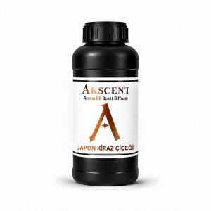 AKSCENT Japon Kiraz Çiçeği Koku Makinesi Koku Kartuşu Esansı 500 ml