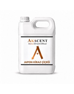 AKSCENT Japon Kiraz Çiçeği Koku Makinesi Koku Kartuşu Esansı 5 Litre – Ultra Ekonomik Ambalaj